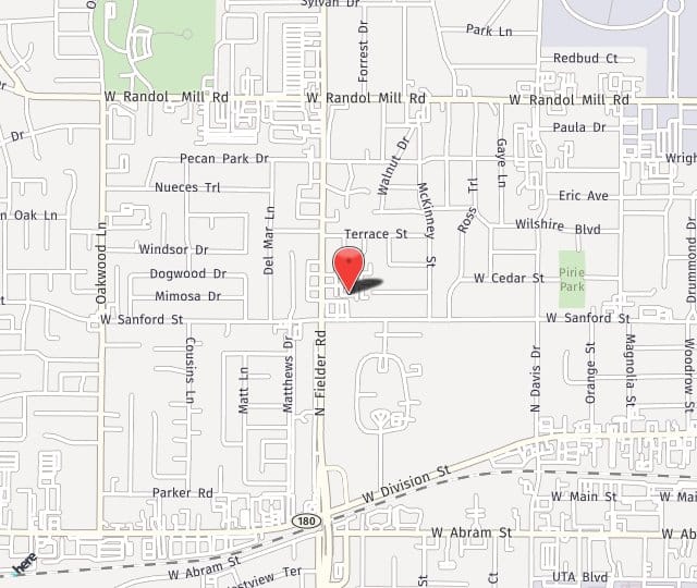 Location Map: 715 N Fielder Rd. Arlington, TX 76012